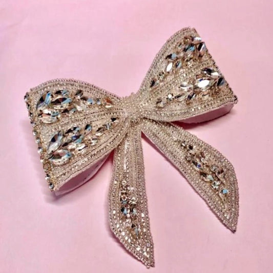 Bejeweled Bow Handmade